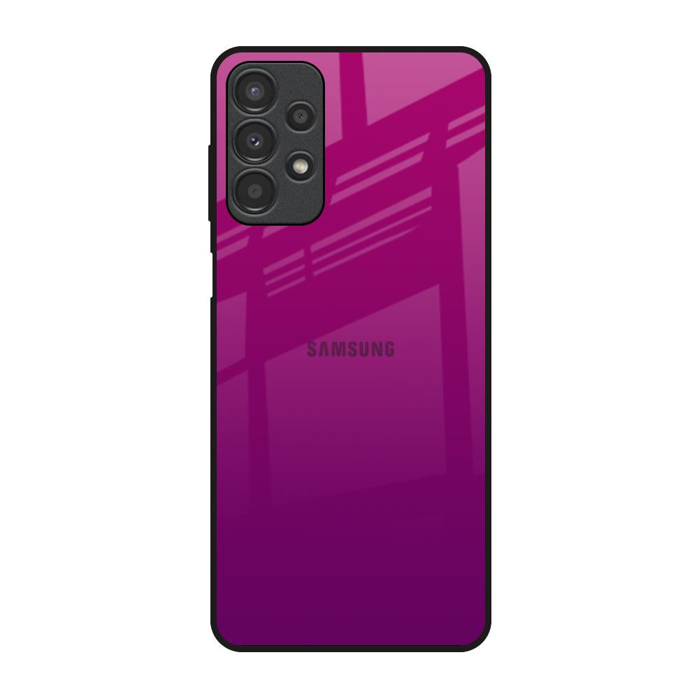 Magenta Gradient Samsung Galaxy A13 Glass Back Cover Online