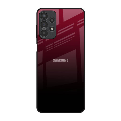 Wine Red Samsung Galaxy A13 Glass Back Cover Online