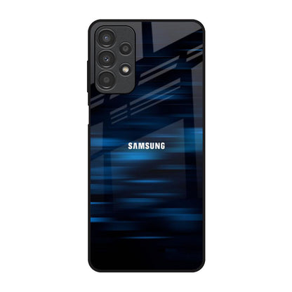 Blue Rough Abstract Samsung Galaxy A13 Glass Back Cover Online