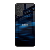 Blue Rough Abstract Samsung Galaxy A13 Glass Back Cover Online