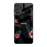 Tropical Art Flower Samsung Galaxy A13 Glass Back Cover Online