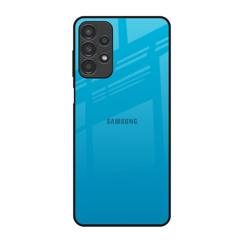 Blue Aqua Samsung Galaxy A13 Glass Back Cover Online