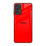 Blood Red Samsung Galaxy A13 Glass Back Cover Online