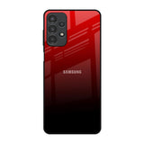 Maroon Faded Samsung Galaxy A13 Glass Back Cover Online
