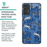 Blue Cheetah Glass Case for Samsung Galaxy A13
