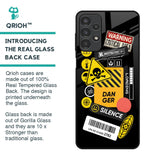 Danger Signs Glass Case for Samsung Galaxy A13