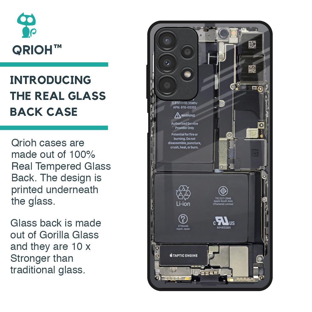Skeleton Inside Glass Case for Samsung Galaxy A13