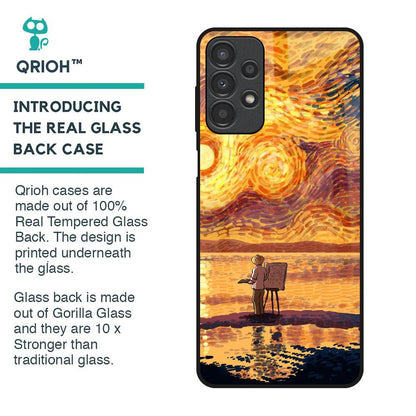 Sunset Vincent Glass Case for Samsung Galaxy A13