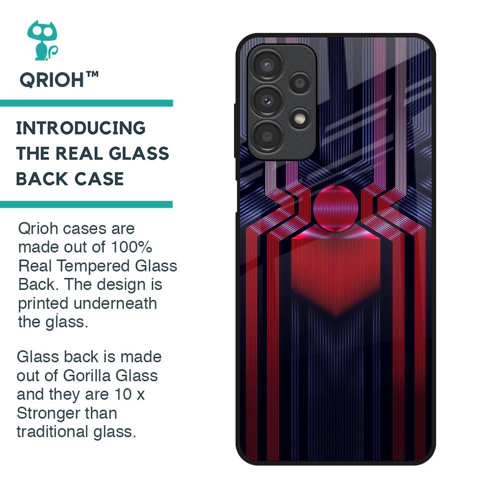 Super Art Logo Glass Case For Samsung Galaxy A13