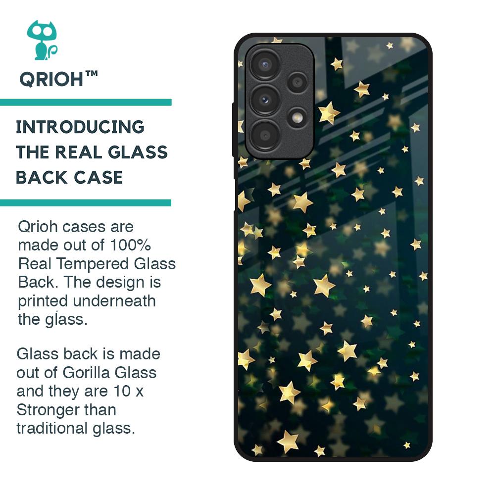 Dazzling Stars Glass Case For Samsung Galaxy A13