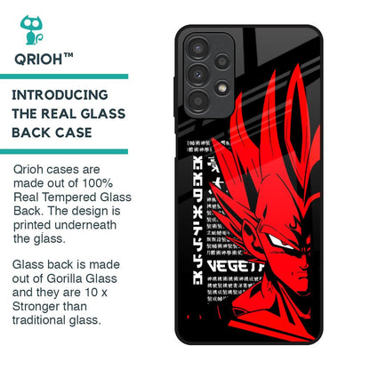 Red Vegeta Glass Case for Samsung Galaxy A13