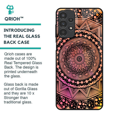 Floral Mandala Glass Case for Samsung Galaxy A13