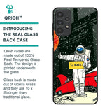 Astronaut on Mars Glass Case for Samsung Galaxy A13