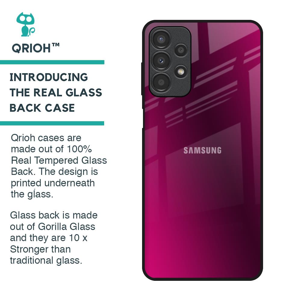 Pink Burst Glass Case for Samsung Galaxy A13