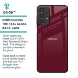 Classic Burgundy Glass Case for Samsung Galaxy A13