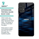 Blue Rough Abstract Glass Case for Samsung Galaxy A13