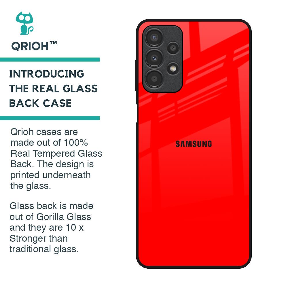 Blood Red Glass Case for Samsung Galaxy A13