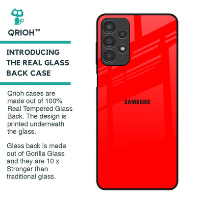 Blood Red Glass Case for Samsung Galaxy A13