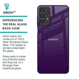 Dark Purple Glass Case for Samsung Galaxy A13