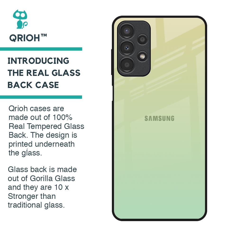 Mint Green Gradient Glass Case for Samsung Galaxy A13
