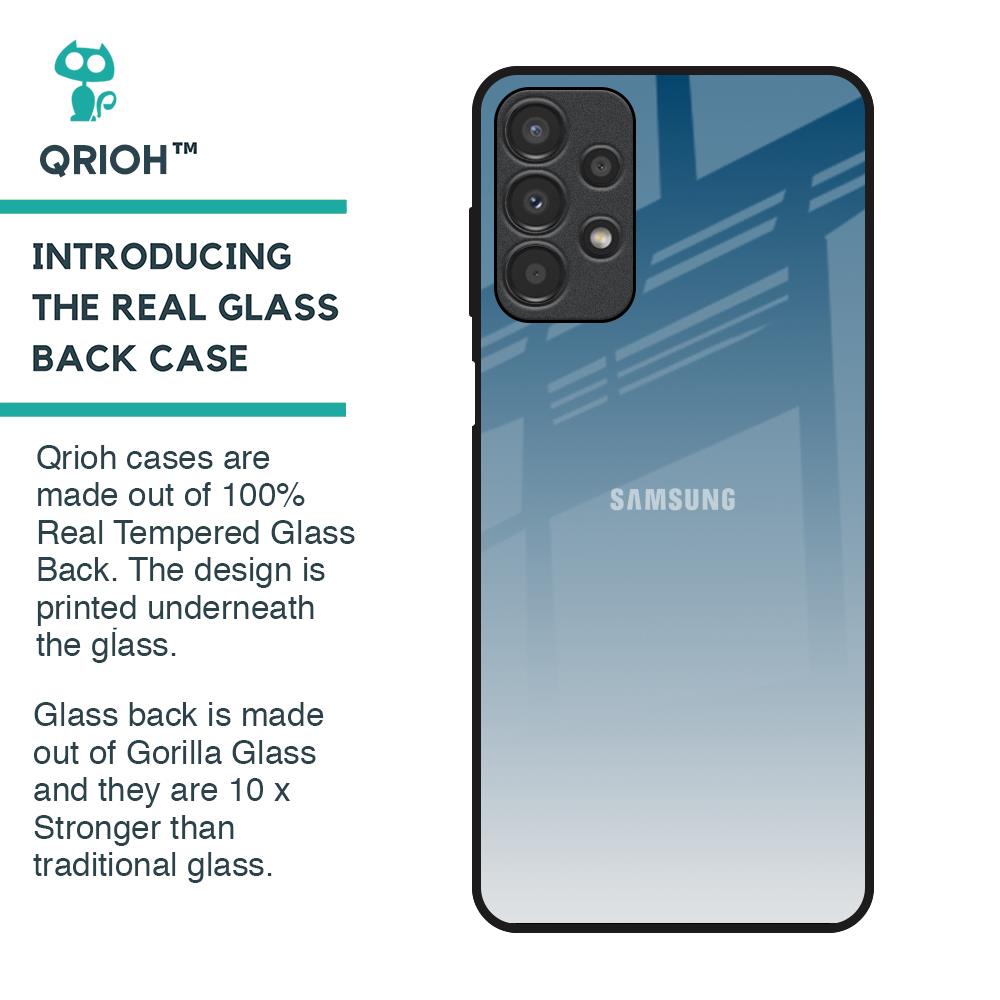 Deep Sea Space Glass Case for Samsung Galaxy A13