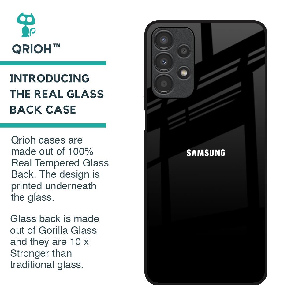 Jet Black Glass Case for Samsung Galaxy A13