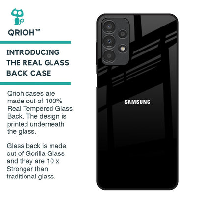 Jet Black Glass Case for Samsung Galaxy A13