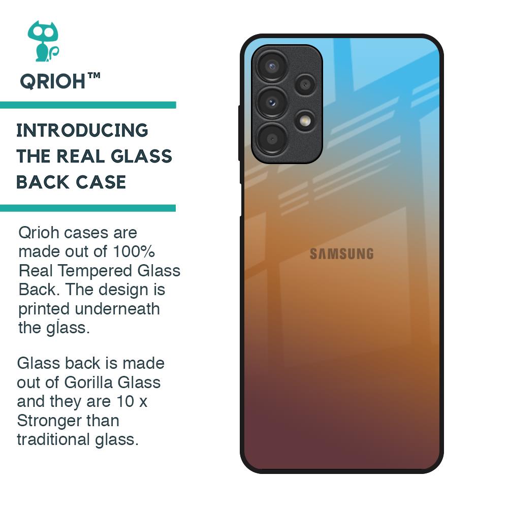 Rich Brown Glass Case for Samsung Galaxy A13