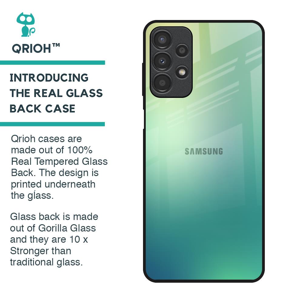 Dusty Green Glass Case for Samsung Galaxy A13