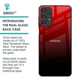 Maroon Faded Glass Case for Samsung Galaxy A13