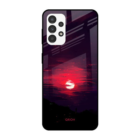 Morning Red Sky Samsung Galaxy A13 Glass Cases & Covers Online