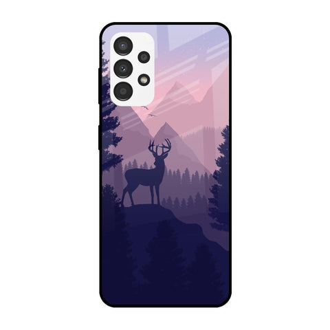 Deer In Night Samsung Galaxy A13 Glass Cases & Covers Online