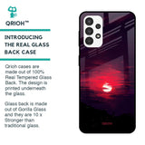 Morning Red Sky Glass Case For Samsung Galaxy A13