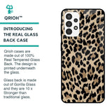 Leopard Seamless Glass Case For Samsung Galaxy A13