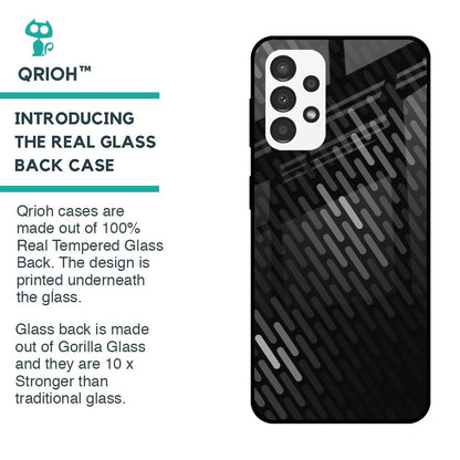 Dark Abstract Pattern Glass Case For Samsung Galaxy A13