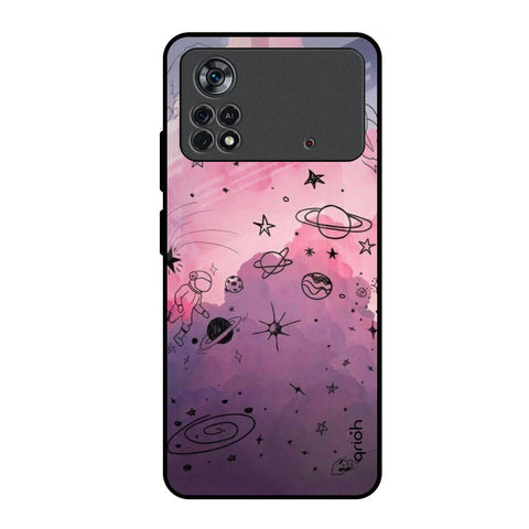 Space Doodles Poco X4 Pro 5G Glass Back Cover Online