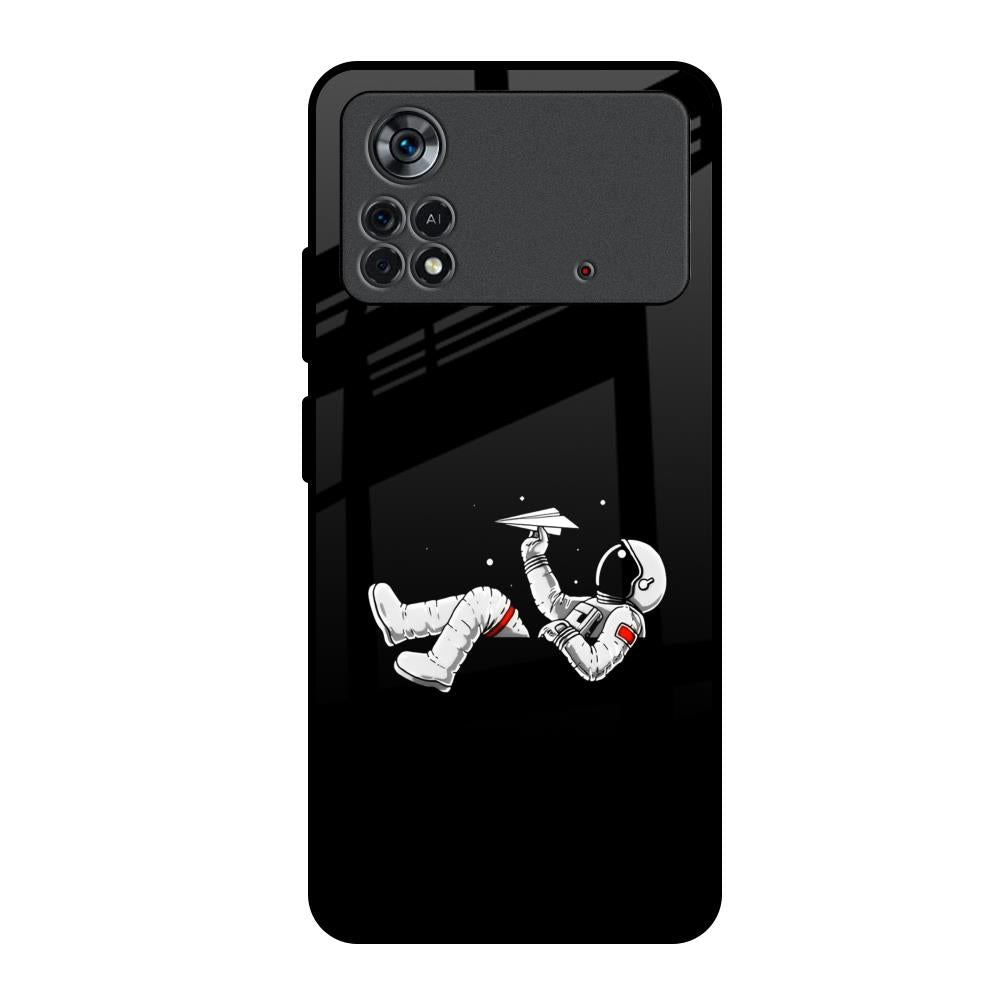 Space Traveller Poco X4 Pro 5G Glass Back Cover Online