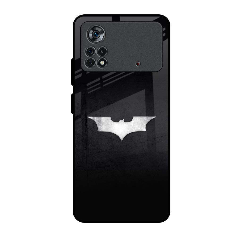 Super Hero Logo Poco X4 Pro 5G Glass Back Cover Online