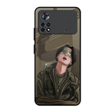 Blind Fold Poco X4 Pro 5G Glass Back Cover Online