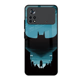 Cyan Bat Poco X4 Pro 5G Glass Back Cover Online