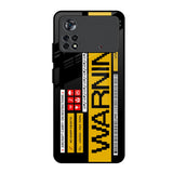 Aircraft Warning Poco X4 Pro 5G Glass Back Cover Online