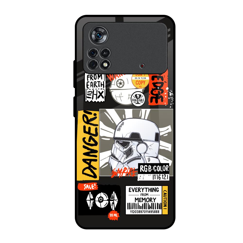Galaxy Edge Poco X4 Pro 5G Glass Back Cover Online
