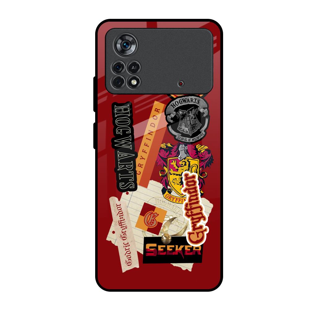 Gryffindor Poco X4 Pro 5G Glass Back Cover Online