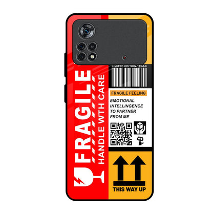 Handle With Care Poco X4 Pro 5G Glass Back Cover Online