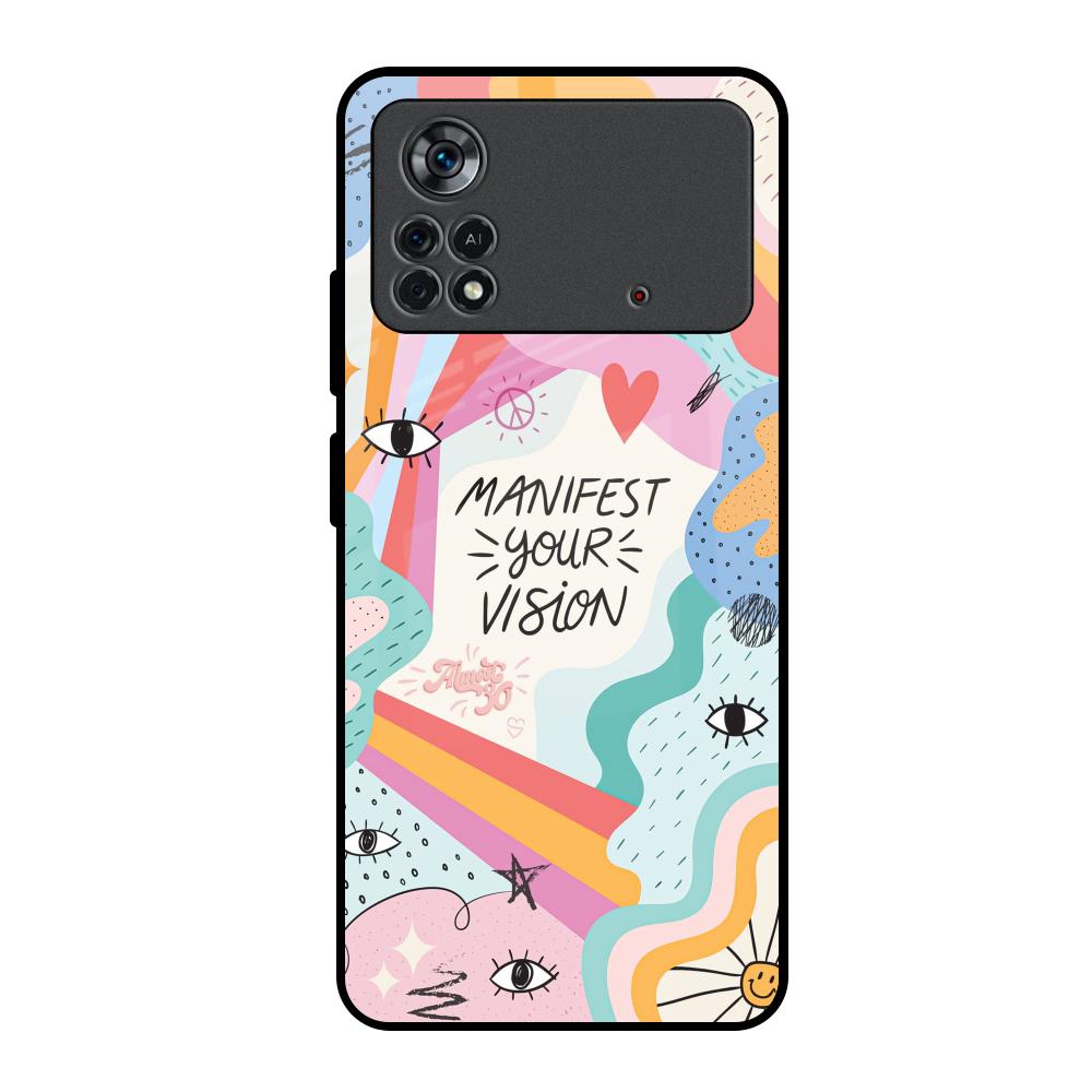 Vision Manifest Poco X4 Pro 5G Glass Back Cover Online