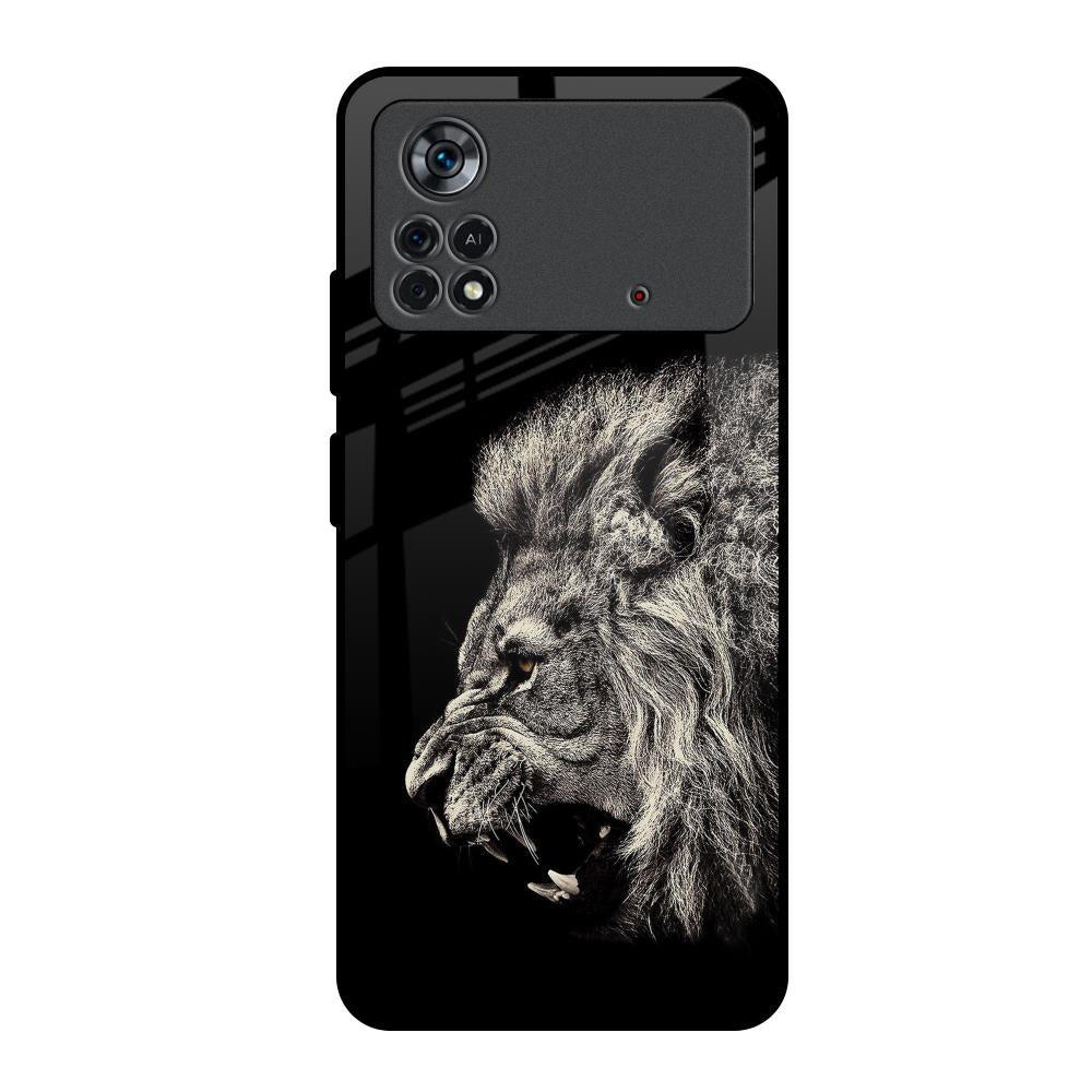 Brave Lion Poco X4 Pro 5G Glass Back Cover Online