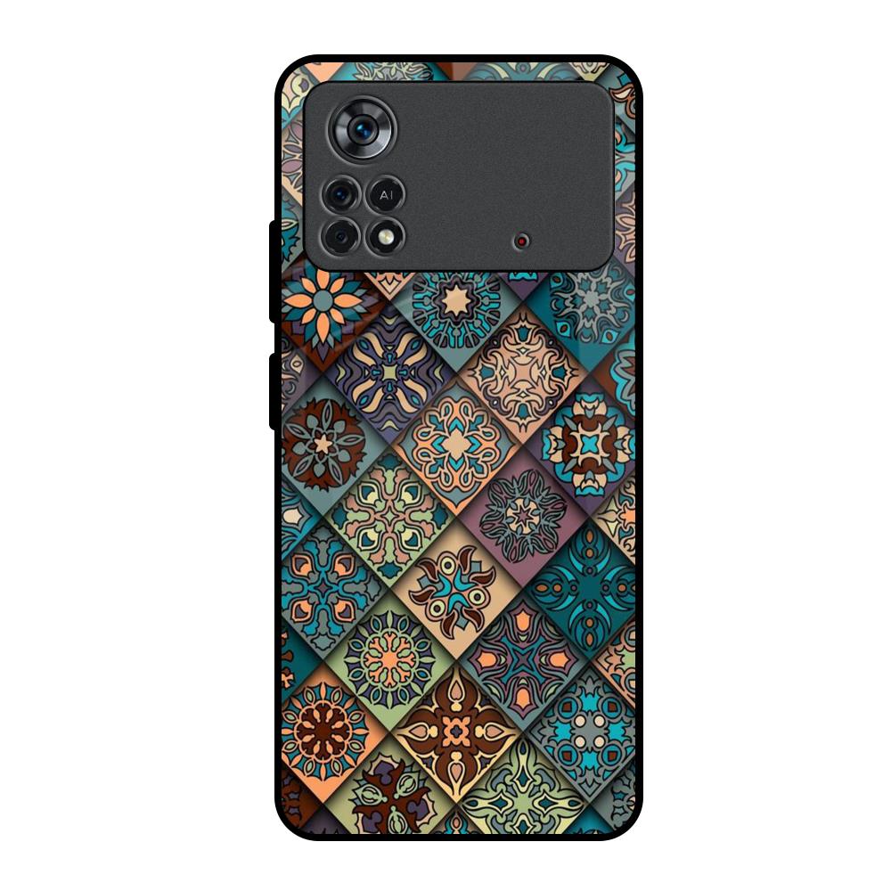 Retro Art Poco X4 Pro 5G Glass Back Cover Online