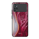 Crimson Ruby Poco X4 Pro 5G Glass Back Cover Online
