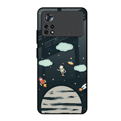 Astronaut Dream Poco X4 Pro 5G Glass Back Cover Online
