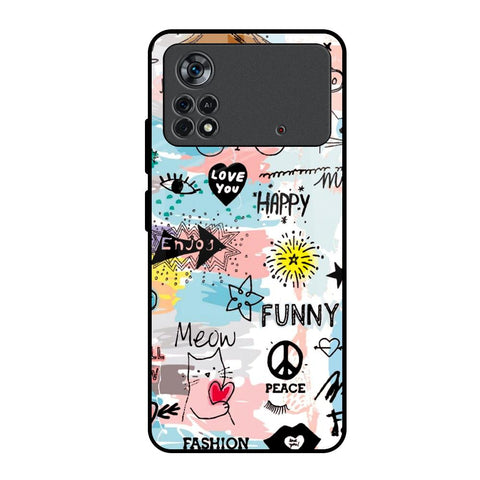 Just For You Poco X4 Pro 5G Glass Back Cover Online